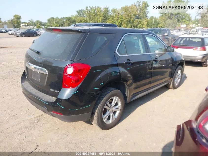 2GNALAEKXE6203138 2014 Chevrolet Equinox Ls