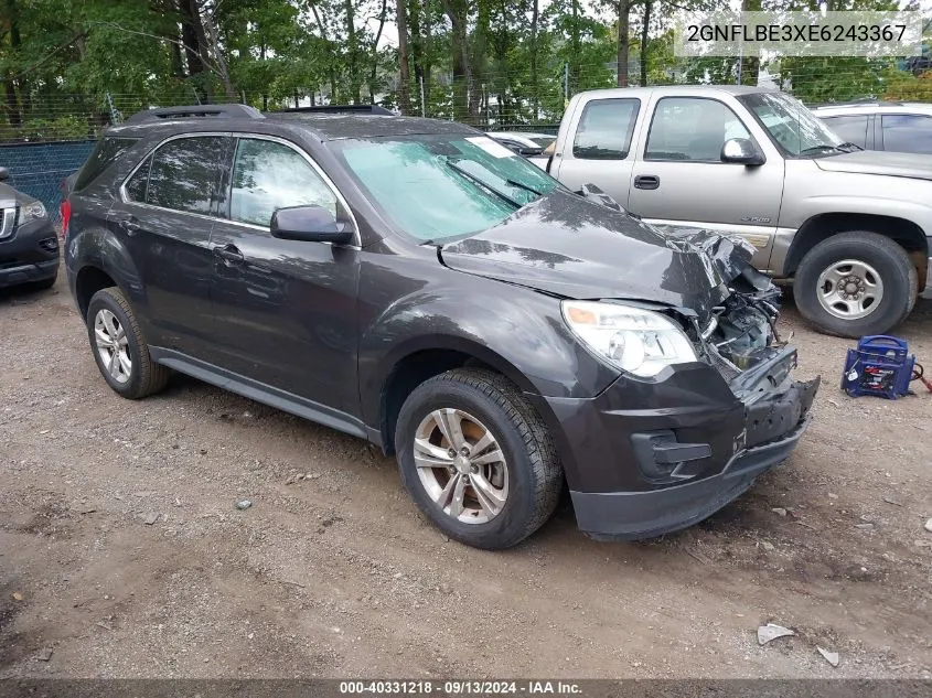 2014 Chevrolet Equinox Lt VIN: 2GNFLBE3XE6243367 Lot: 40331218