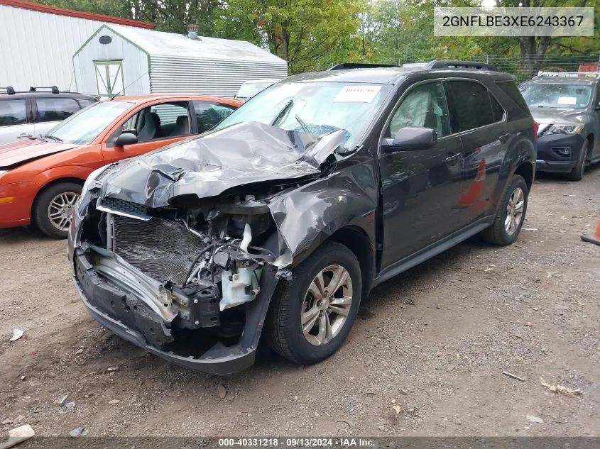 2014 Chevrolet Equinox Lt VIN: 2GNFLBE3XE6243367 Lot: 40331218