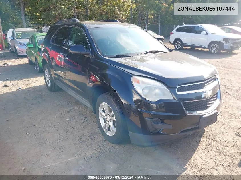 2GNALBEK0E6107444 2014 Chevrolet Equinox 1Lt