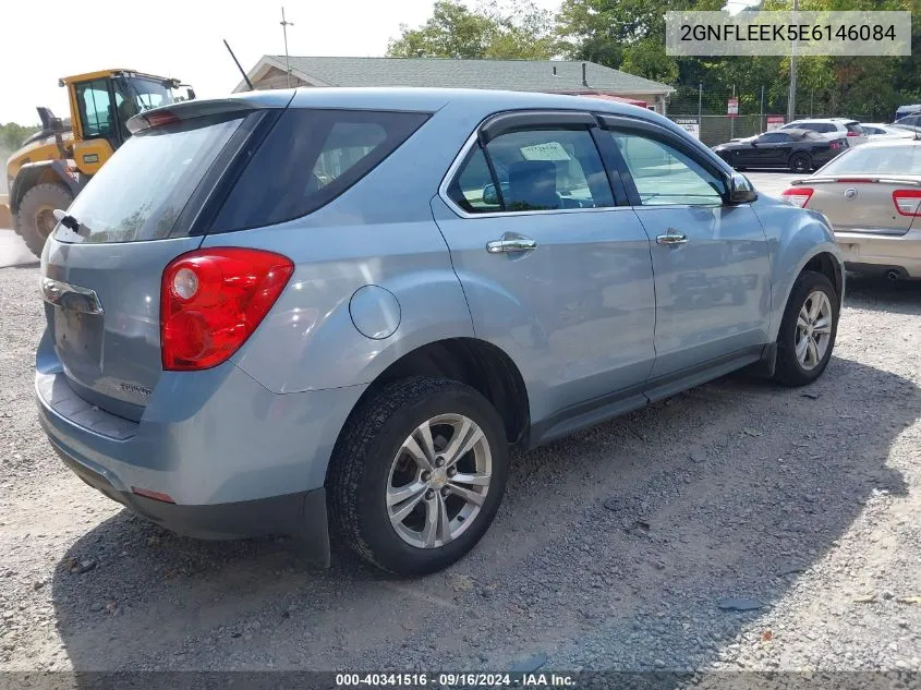 2014 Chevrolet Equinox Ls VIN: 2GNFLEEK5E6146084 Lot: 40341516