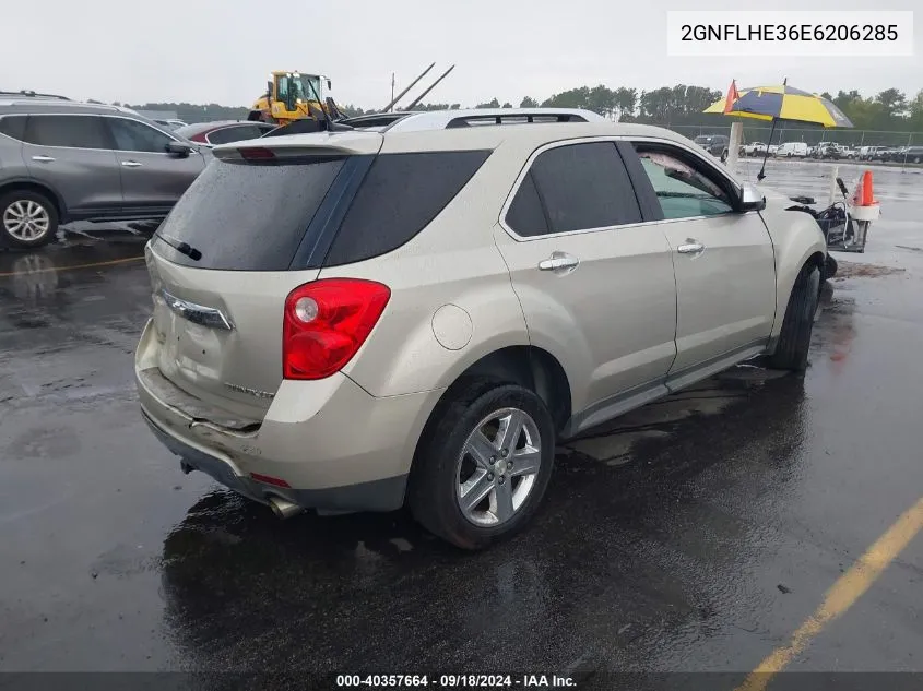 2GNFLHE36E6206285 2014 Chevrolet Equinox Ltz