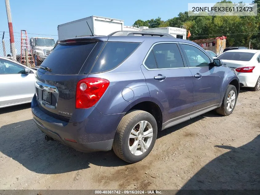 2014 Chevrolet Equinox 1Lt VIN: 2GNFLFEK3E6112473 Lot: 40361742