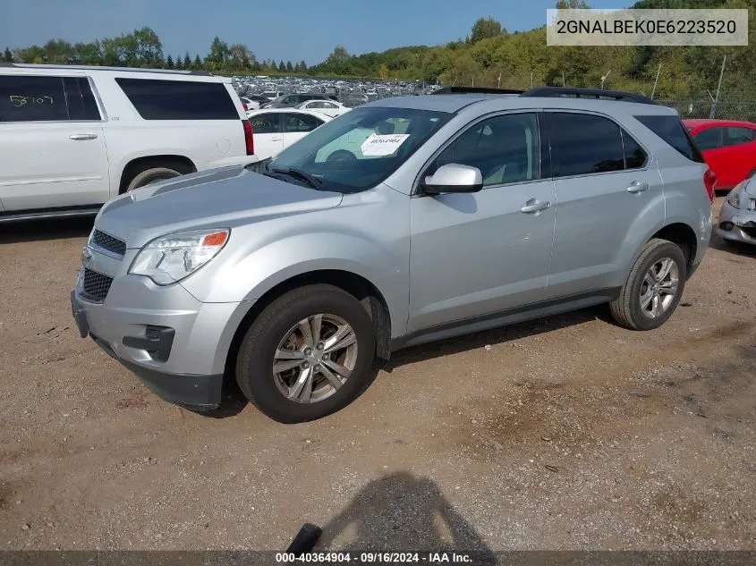 2014 Chevrolet Equinox 1Lt VIN: 2GNALBEK0E6223520 Lot: 40364904