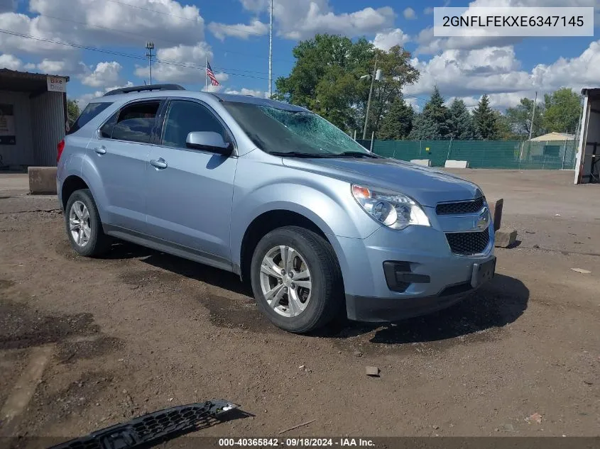 2014 Chevrolet Equinox 1Lt VIN: 2GNFLFEKXE6347145 Lot: 40365842