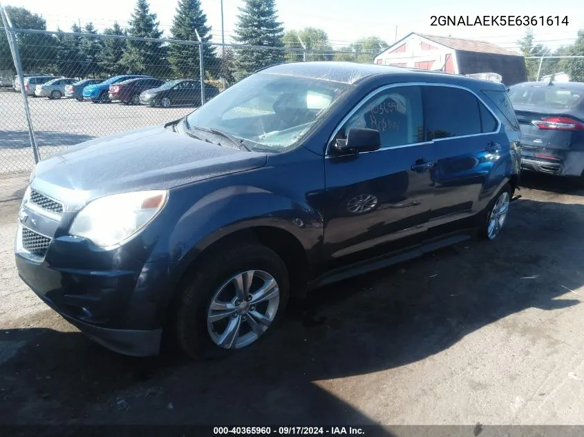 2014 Chevrolet Equinox Ls VIN: 2GNALAEK5E6361614 Lot: 40365960