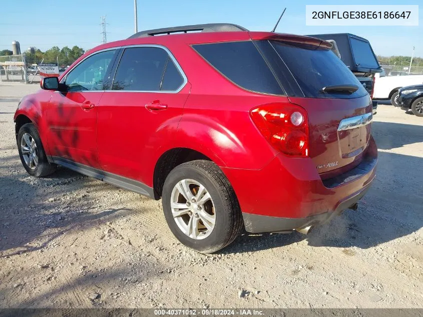 2GNFLGE38E6186647 2014 Chevrolet Equinox Lt