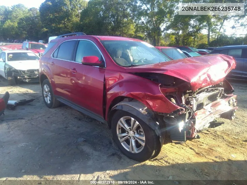 2014 Chevrolet Equinox 1Lt VIN: 2GNALBEK2E6235748 Lot: 40372918