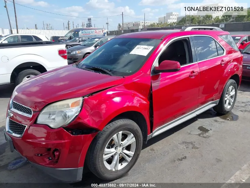 2014 Chevrolet Equinox 1Lt VIN: 1GNALBEK3EZ101528 Lot: 40373882