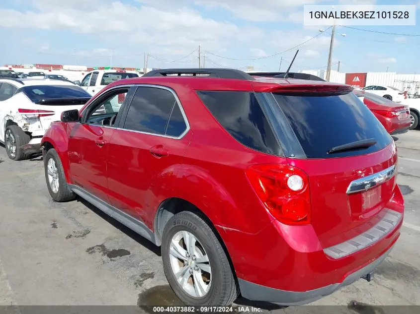 2014 Chevrolet Equinox 1Lt VIN: 1GNALBEK3EZ101528 Lot: 40373882