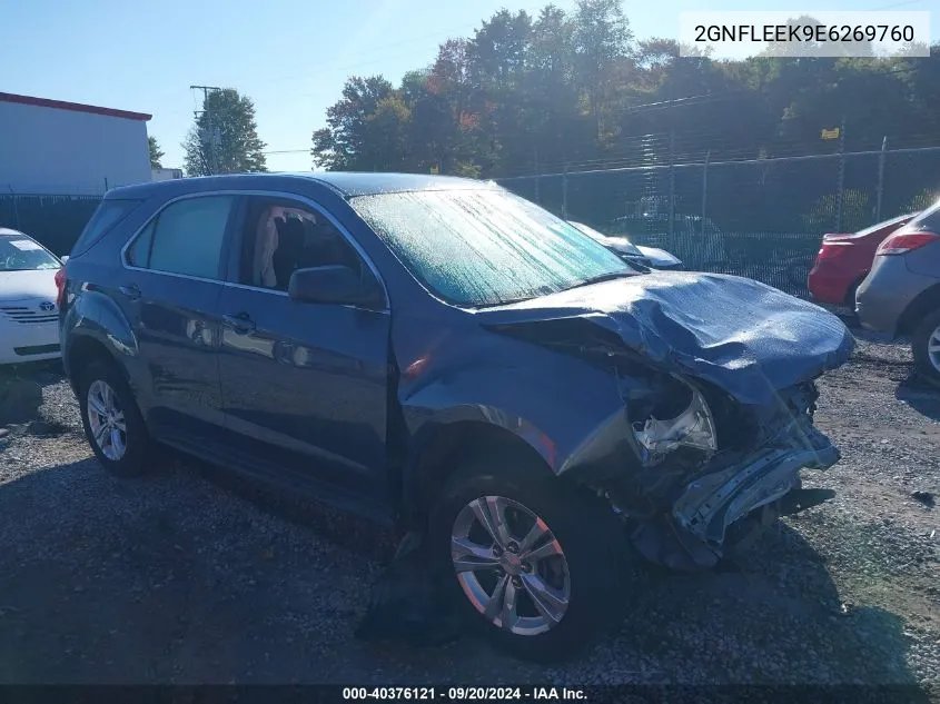 2014 Chevrolet Equinox Ls VIN: 2GNFLEEK9E6269760 Lot: 40376121