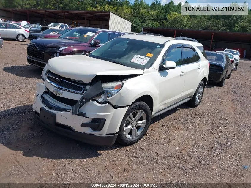 2014 Chevrolet Equinox 1Lt VIN: 1GNALBEK9EZ109259 Lot: 40379224