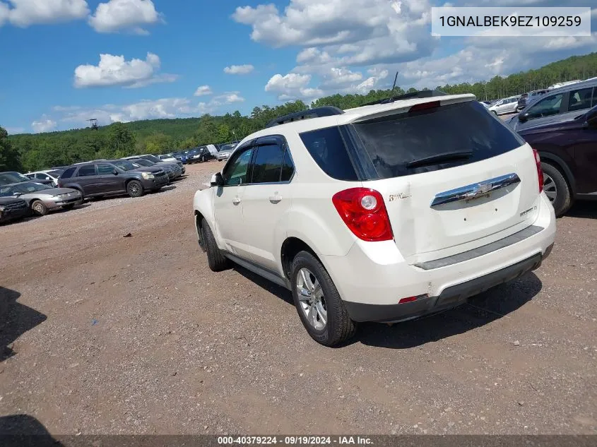 2014 Chevrolet Equinox 1Lt VIN: 1GNALBEK9EZ109259 Lot: 40379224