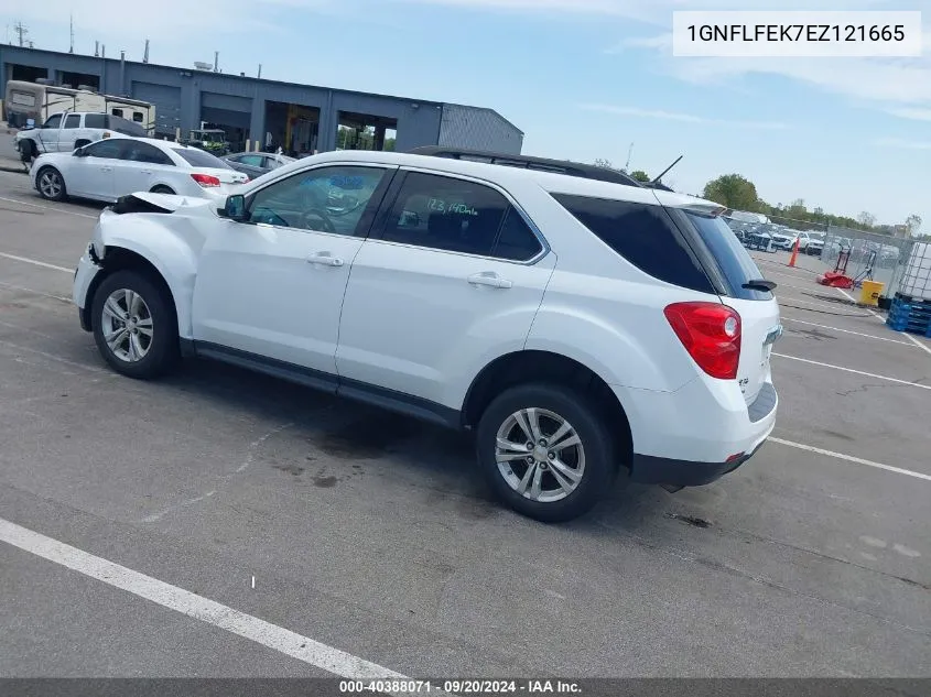 1GNFLFEK7EZ121665 2014 Chevrolet Equinox 1Lt