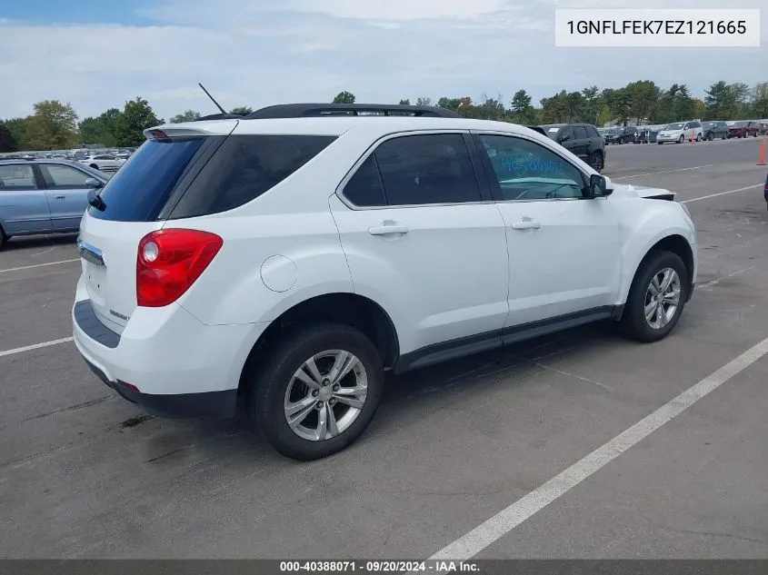 1GNFLFEK7EZ121665 2014 Chevrolet Equinox 1Lt