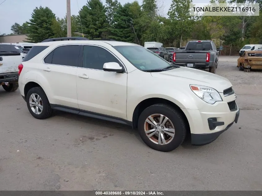 2014 Chevrolet Equinox 1Lt VIN: 1GNALBEKXEZ116916 Lot: 40389685