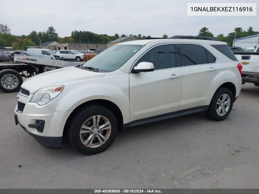 1GNALBEKXEZ116916 2014 Chevrolet Equinox 1Lt