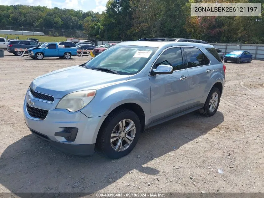 2014 Chevrolet Equinox 1Lt VIN: 2GNALBEK2E6121197 Lot: 40396483