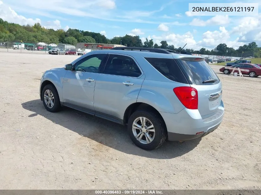 2014 Chevrolet Equinox 1Lt VIN: 2GNALBEK2E6121197 Lot: 40396483