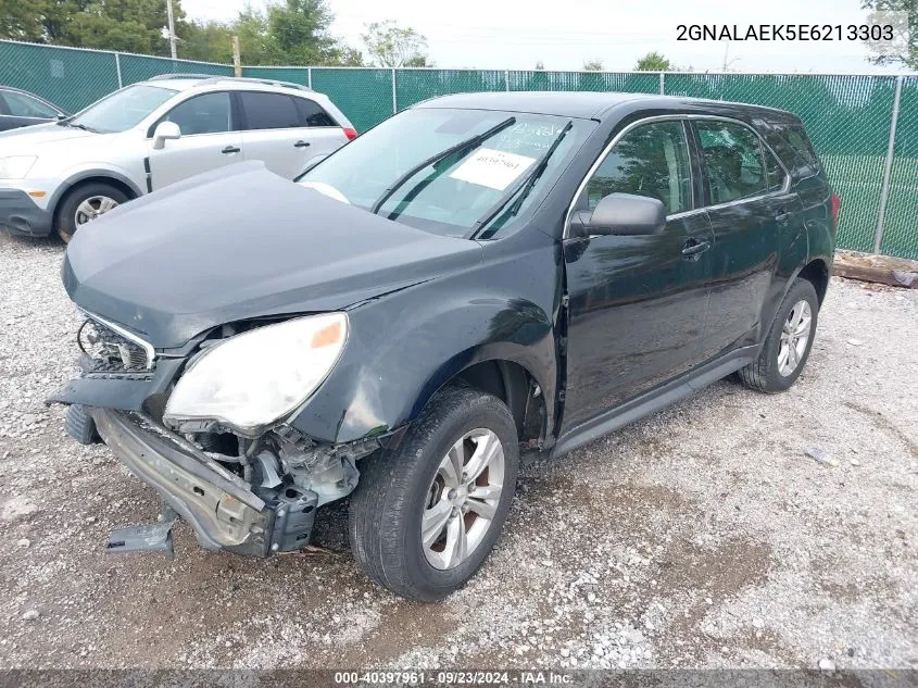 2014 Chevrolet Equinox Ls VIN: 2GNALAEK5E6213303 Lot: 40397961