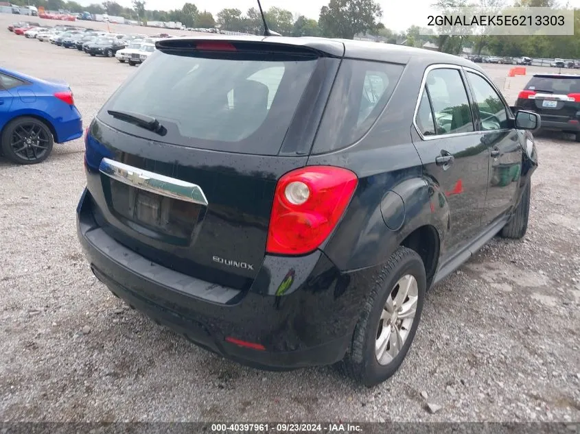 2GNALAEK5E6213303 2014 Chevrolet Equinox Ls