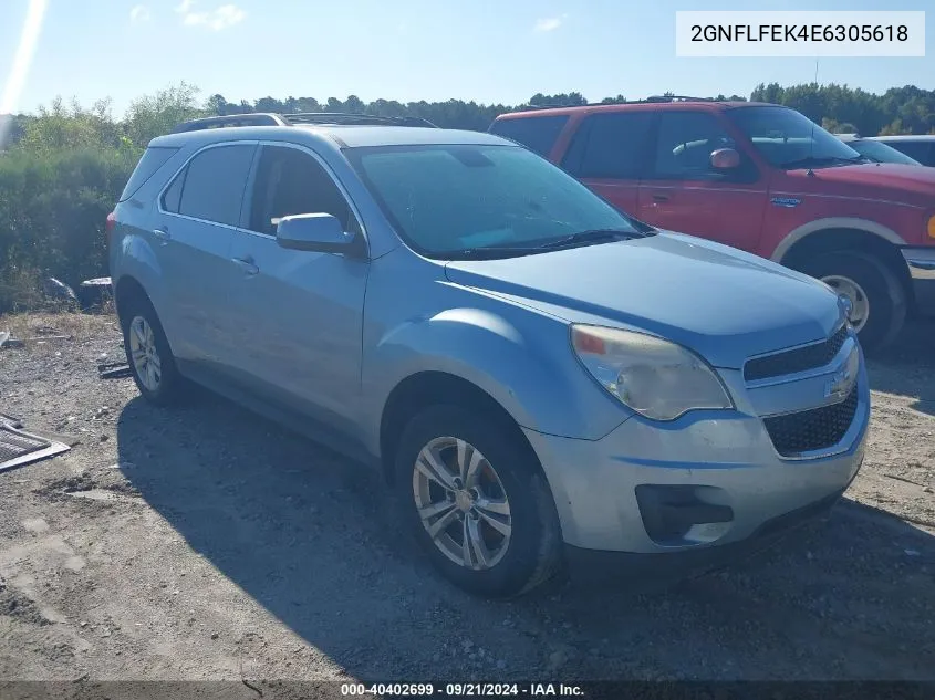 2014 Chevrolet Equinox 1Lt VIN: 2GNFLFEK4E6305618 Lot: 40402699