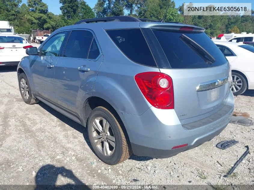 2014 Chevrolet Equinox 1Lt VIN: 2GNFLFEK4E6305618 Lot: 40402699