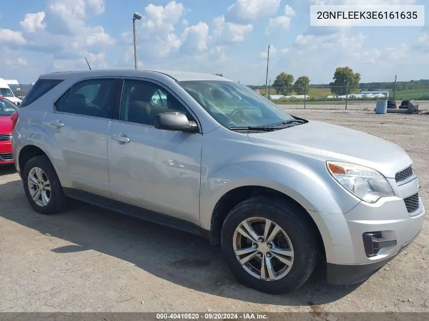 2014 Chevrolet Equinox Ls VIN: 2GNFLEEK3E6161635 Lot: 40410520