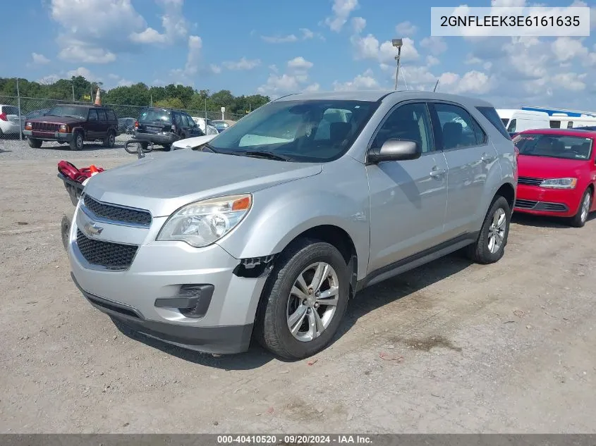 2014 Chevrolet Equinox Ls VIN: 2GNFLEEK3E6161635 Lot: 40410520