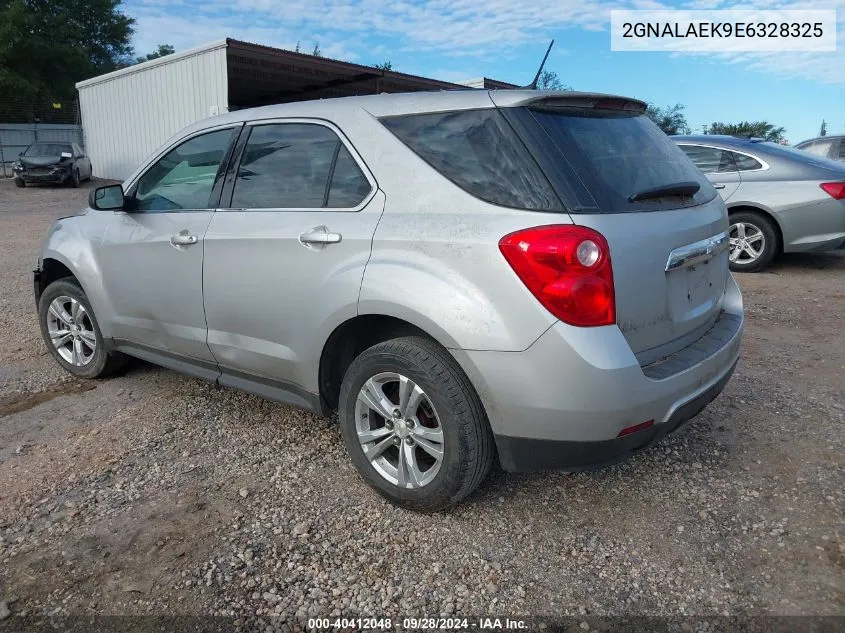 2014 Chevrolet Equinox Ls VIN: 2GNALAEK9E6328325 Lot: 40412048