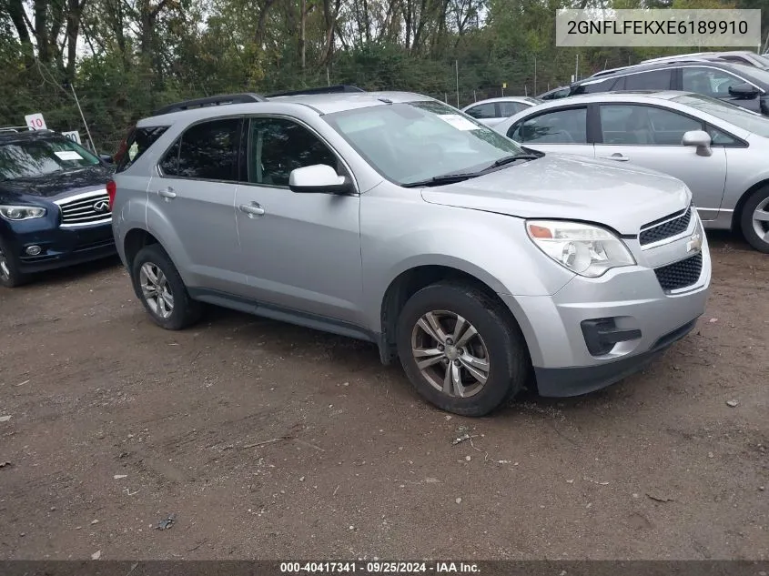 2GNFLFEKXE6189910 2014 Chevrolet Equinox 1Lt