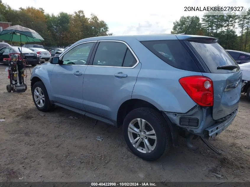 2014 Chevrolet Equinox Ls VIN: 2GNALAEK8E6279327 Lot: 40422998