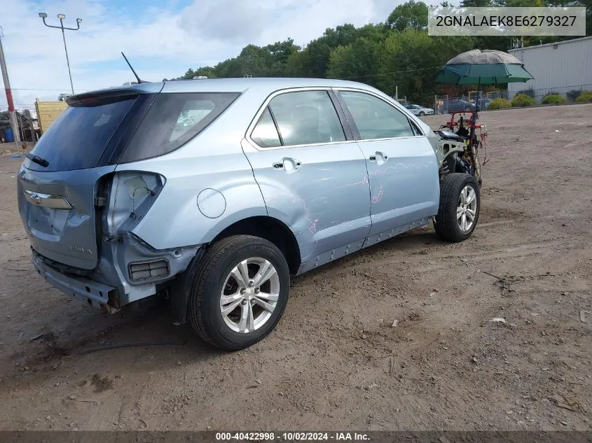 2014 Chevrolet Equinox Ls VIN: 2GNALAEK8E6279327 Lot: 40422998