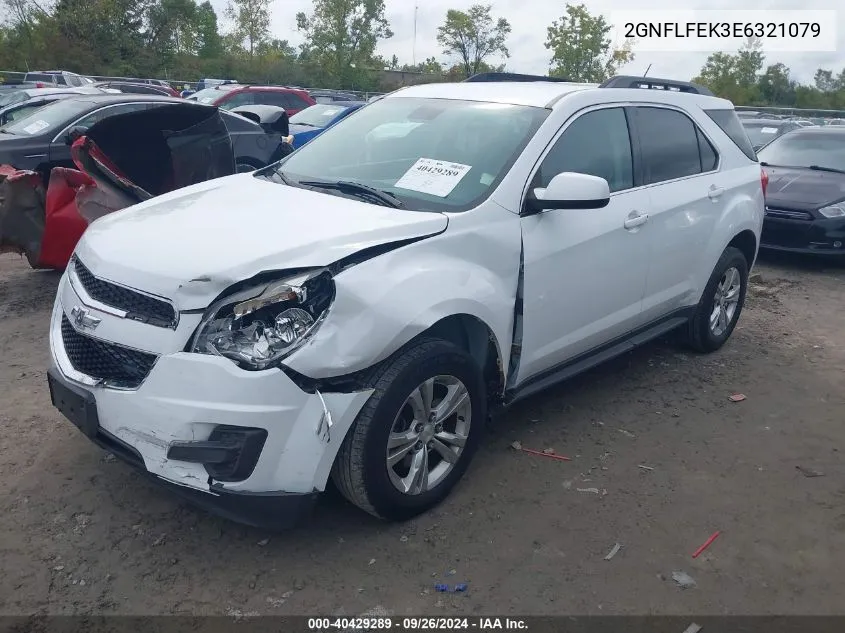 2014 Chevrolet Equinox 1Lt VIN: 2GNFLFEK3E6321079 Lot: 40429289