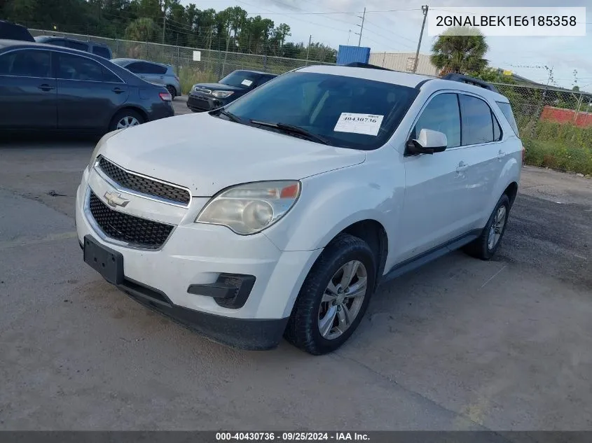 2014 Chevrolet Equinox 1Lt VIN: 2GNALBEK1E6185358 Lot: 40430736