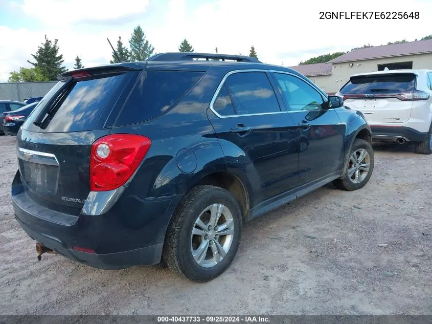 2014 Chevrolet Equinox 1Lt VIN: 2GNFLFEK7E6225648 Lot: 40437733