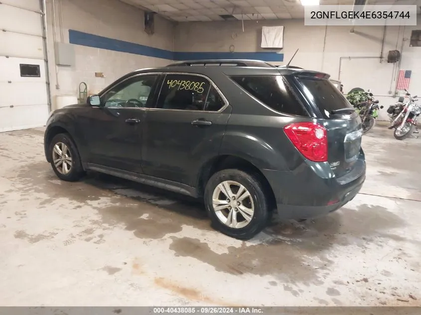 2014 Chevrolet Equinox 2Lt VIN: 2GNFLGEK4E6354744 Lot: 40438085