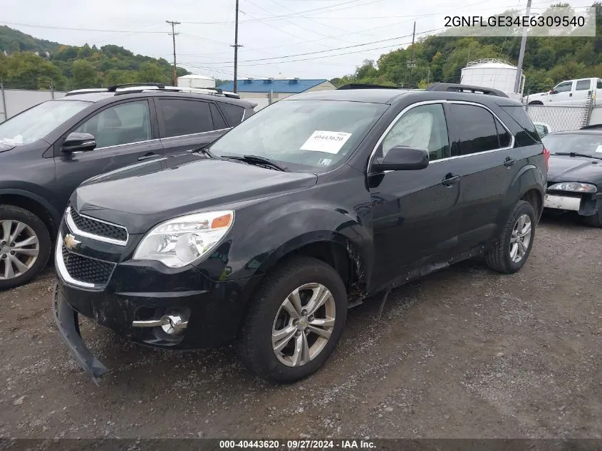 2014 Chevrolet Equinox 2Lt VIN: 2GNFLGE34E6309540 Lot: 40443620