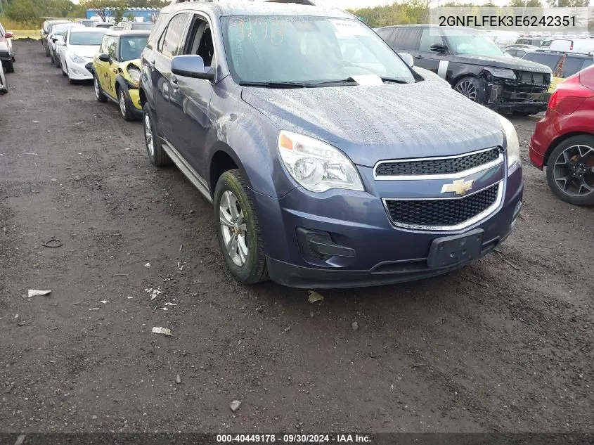 2GNFLFEK3E6242351 2014 Chevrolet Equinox Lt