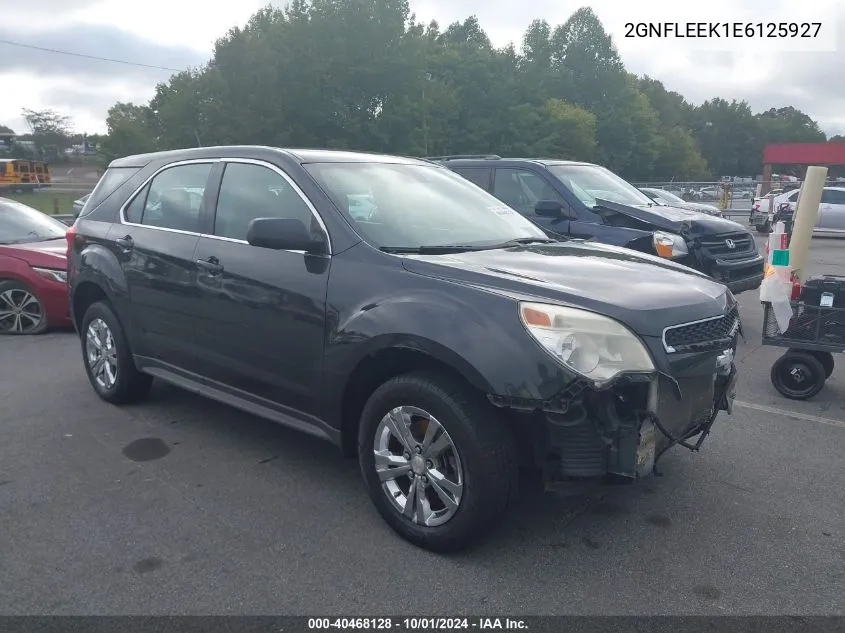 2014 Chevrolet Equinox Ls VIN: 2GNFLEEK1E6125927 Lot: 40468128