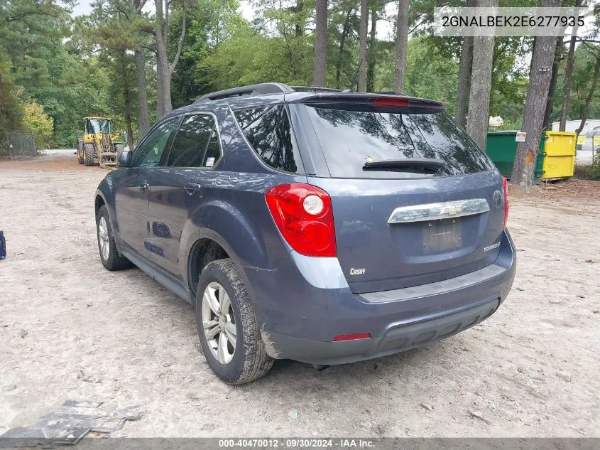 2014 Chevrolet Equinox Lt VIN: 2GNALBEK2E6277935 Lot: 40470012