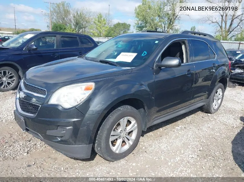 2014 Chevrolet Equinox 1Lt VIN: 2GNALBEK9E6269198 Lot: 40481493