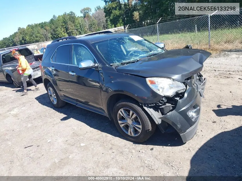 2014 Chevrolet Equinox 2Lt VIN: 2GNALCEK5E6133298 Lot: 40502910