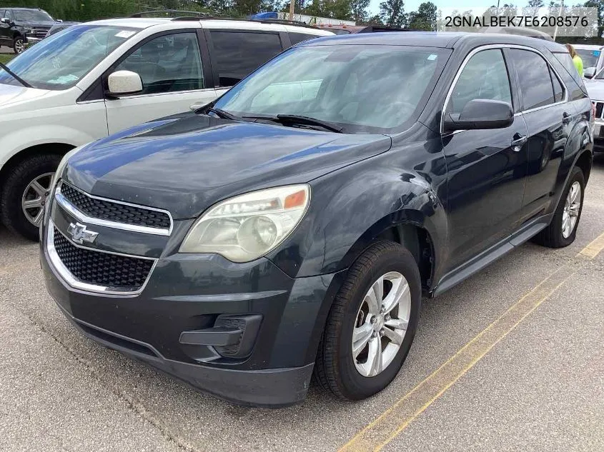 2014 Chevrolet Equinox Lt VIN: 2GNALBEK7E6208576 Lot: 40531927