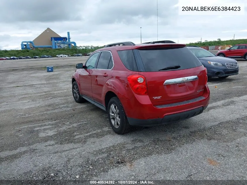 2GNALBEK6E6384423 2014 Chevrolet Equinox 1Lt