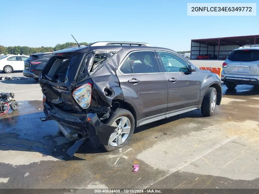 2014 Chevrolet Equinox 2Lt VIN: 2GNFLCE34E6349772 Lot: 40534408