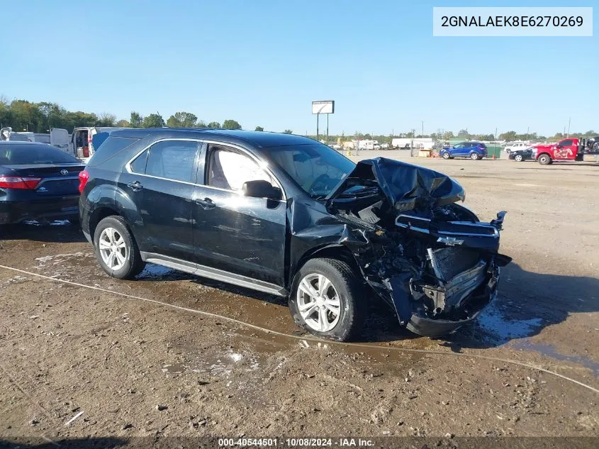 2014 Chevrolet Equinox Ls VIN: 2GNALAEK8E6270269 Lot: 40544501