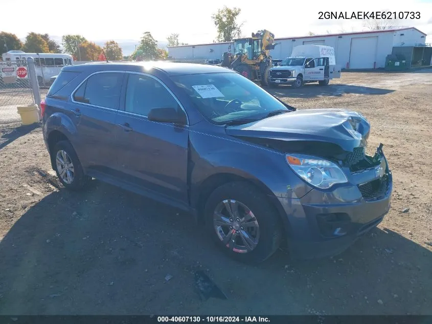 2014 Chevrolet Equinox Ls VIN: 2GNALAEK4E6210733 Lot: 40607130