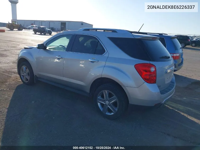 2GNALDEK8E6226337 2014 Chevrolet Equinox Ltz