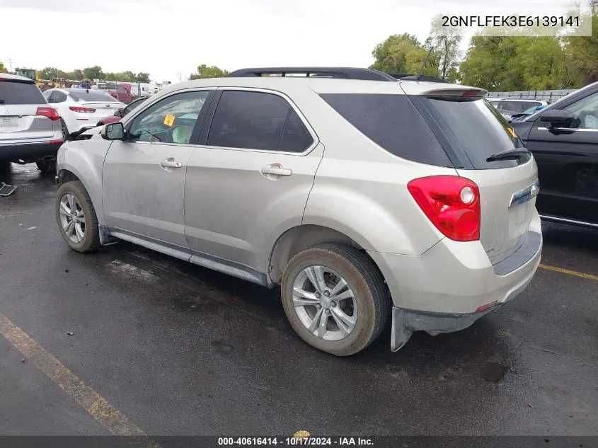 2014 Chevrolet Equinox Lt VIN: 2GNFLFEK3E6139141 Lot: 40616414